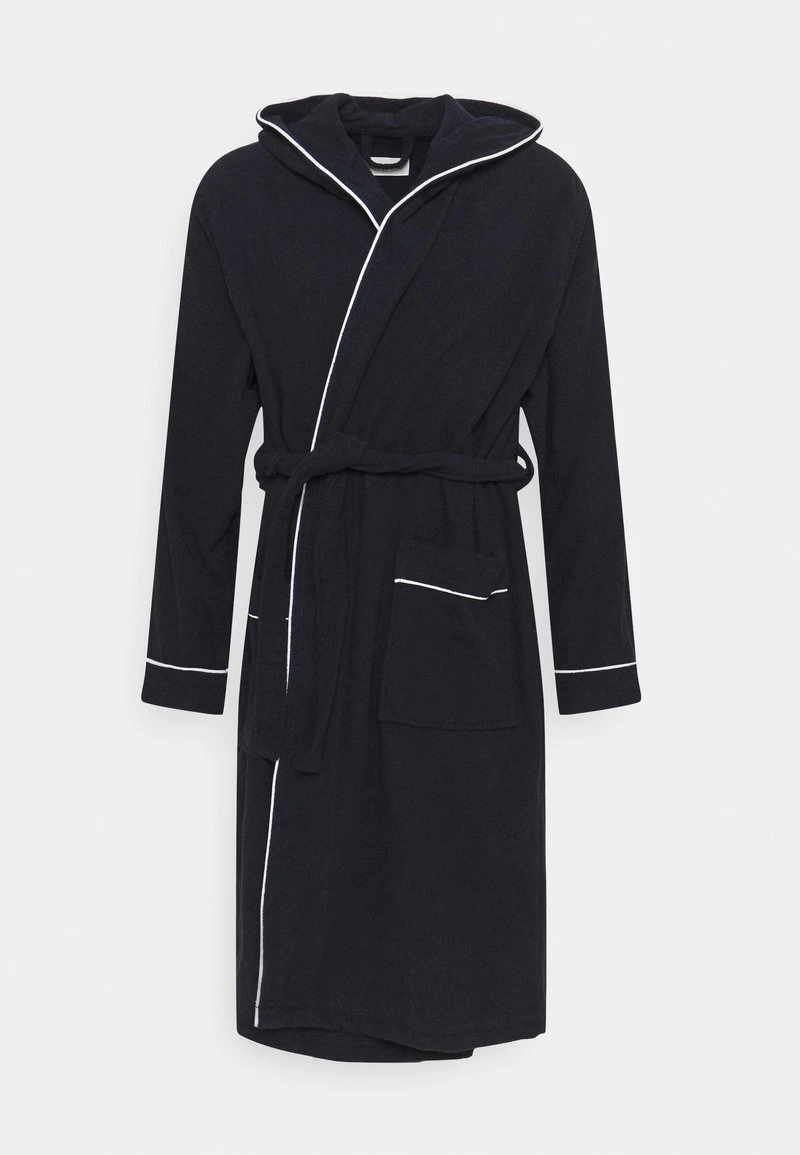 Pier One Bademantel - Dark Blue/white 3 Pier One Bademantel - Dark Blue/white