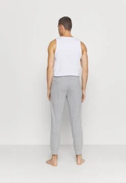 Pier One 2 PACK - Nachtwäsche Hose - Mottled Dark Grey/mottled Grey -Pier One 19d064d2851f4acfa521ce0576d2c8f9