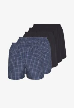 Pier One 5 PACK - Boxershorts - Dark Blue/blue -Pier One 2073f2768e074b3aab8d5c70fa4a684c