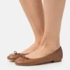 Pier One LEATHER - Klassischer Ballerina - Cognac -Pier One 638bad1c376a4cf28ef5558d8001a817