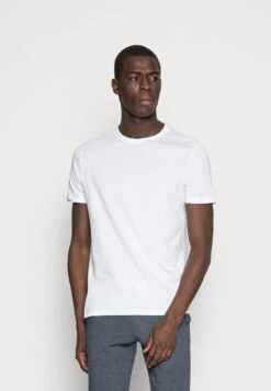 Pier One 3 PACK - T-Shirt Basic - White/black/light Grey -Pier One 7a9dfbf62f4842358da31b041b404527