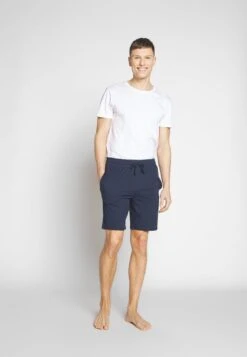 Pier One 3 PACK - Nachtwäsche Hose - Dark Blue/mottled Grey -Pier One 7e472cc097e6444cadabab4e21135dcc 1