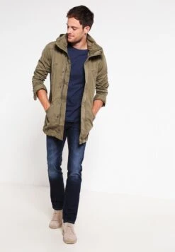 Pier One T-Shirt Basic - Dark Blue Melange -Pier One 84e618d46ade423d9f766c642c33c36c