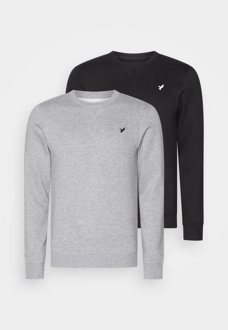 Pier One Sweatshirt - Black/mottled Grey 8 Pier One Sweatshirt - Black/mottled Grey – Bild 6