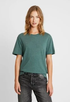 Pier One T-Shirt Basic - Green Melange -Pier One 9172012019a7477d89b6d5c8e5bedb98