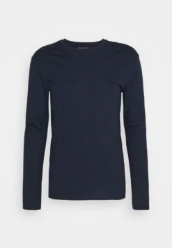 Pier One UNISEX 3 PACK - Langarmshirt - Black/dark Blue/stone -Pier One e12b9265f0f74e308caa0c8123f9845d