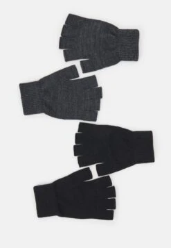 Pier One 2 PACK - Fingerhandschuh - Black/grey -Pier One fd56bc719b624c19a4e28d720b965bd2